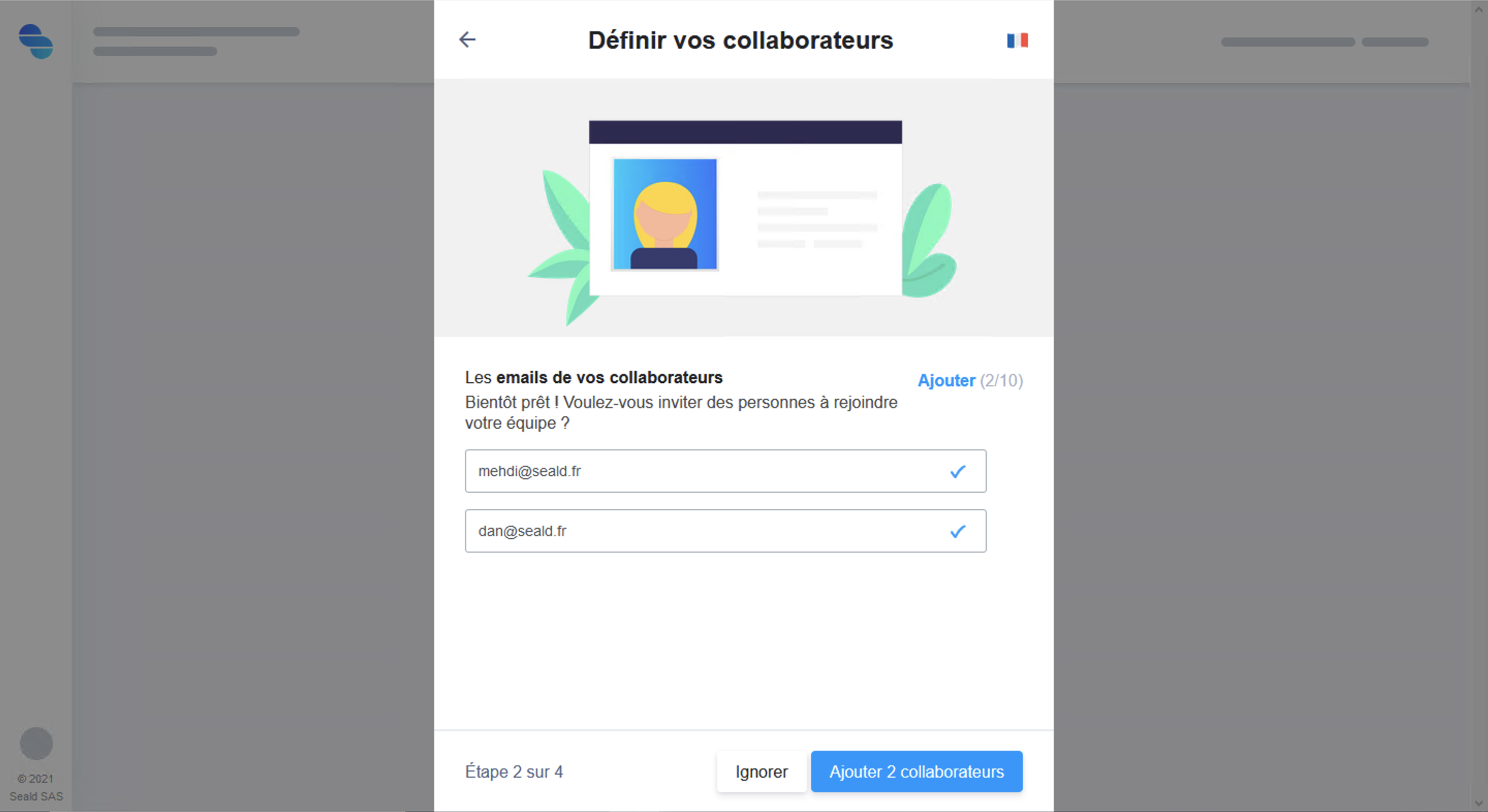 Invitez vos collaborateurs