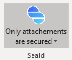 Encrypt only attachments